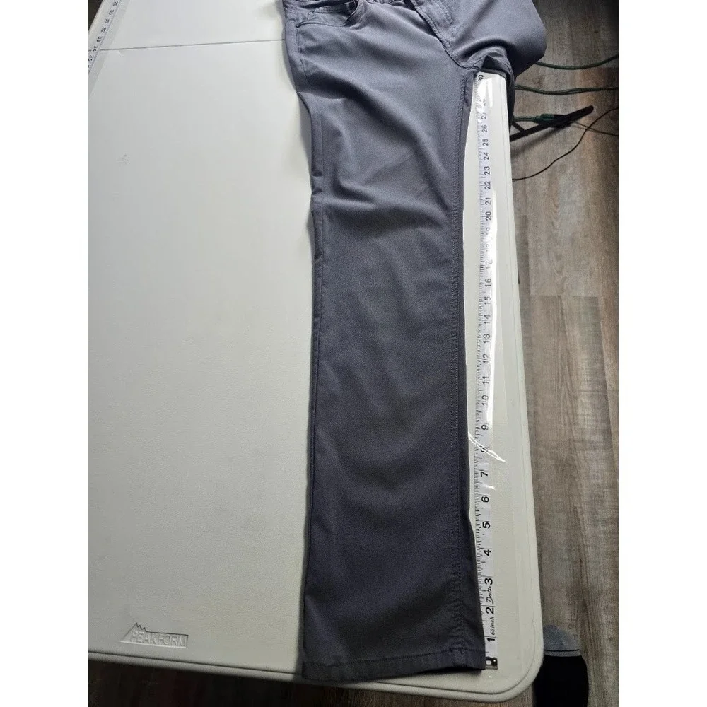 Awareness Kenneth Cole Men's Flex Relaxed Fit Gray Pants Casual Workwear 30x32